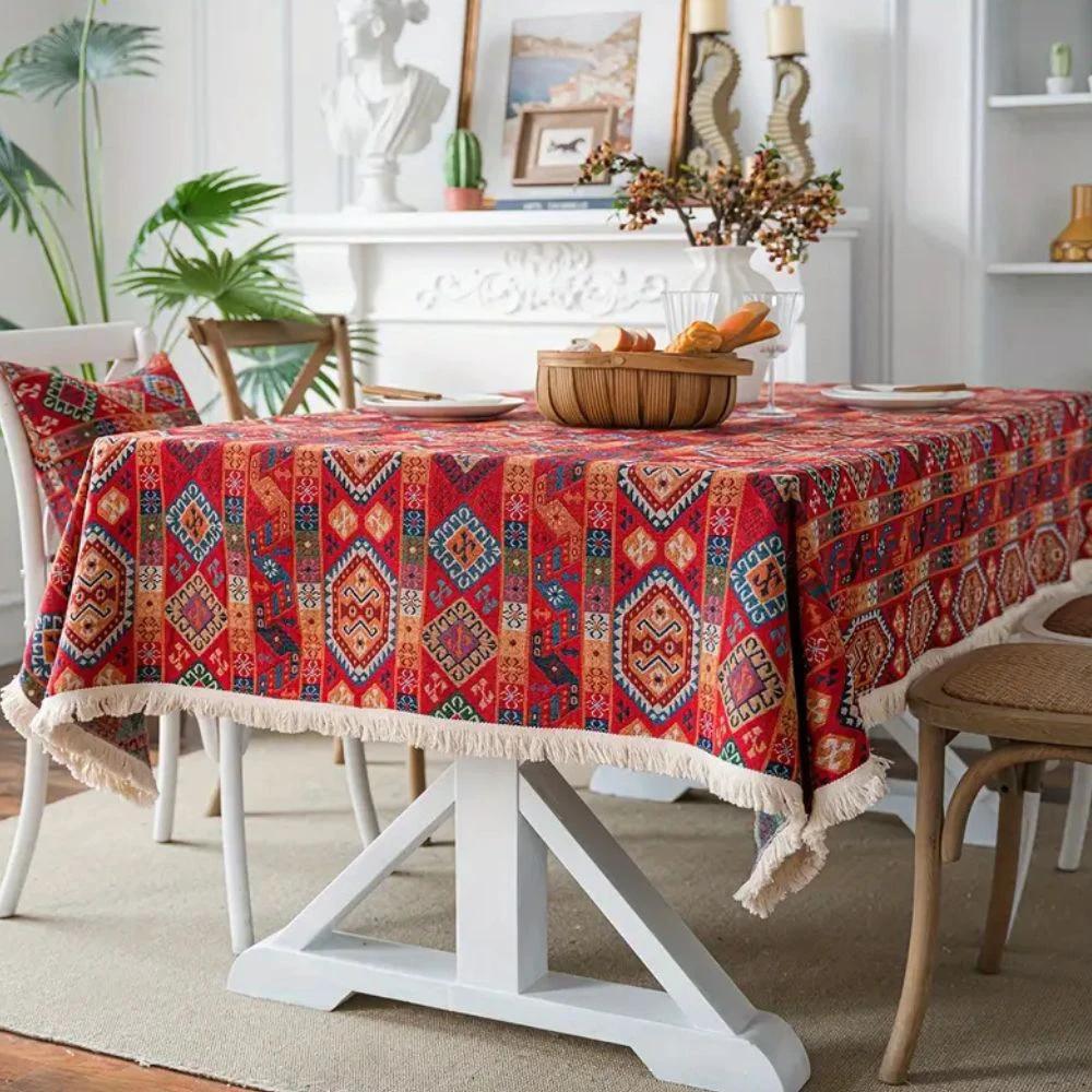 Oasis Dunes Boho Tablecloth by Casa & Beyond