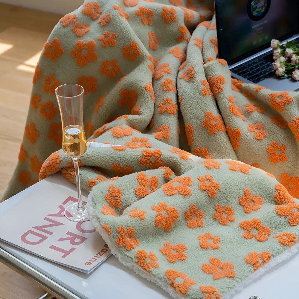 Nature's Wildflower Bliss Blanket by Casa & Beyond