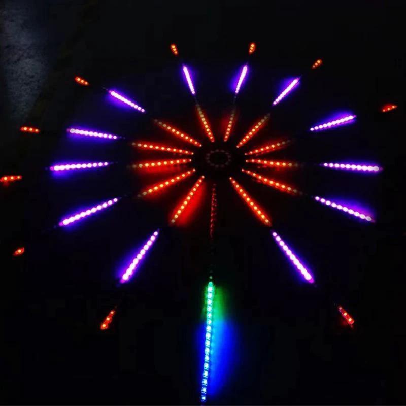 LED lights from fireworks by Bowlift