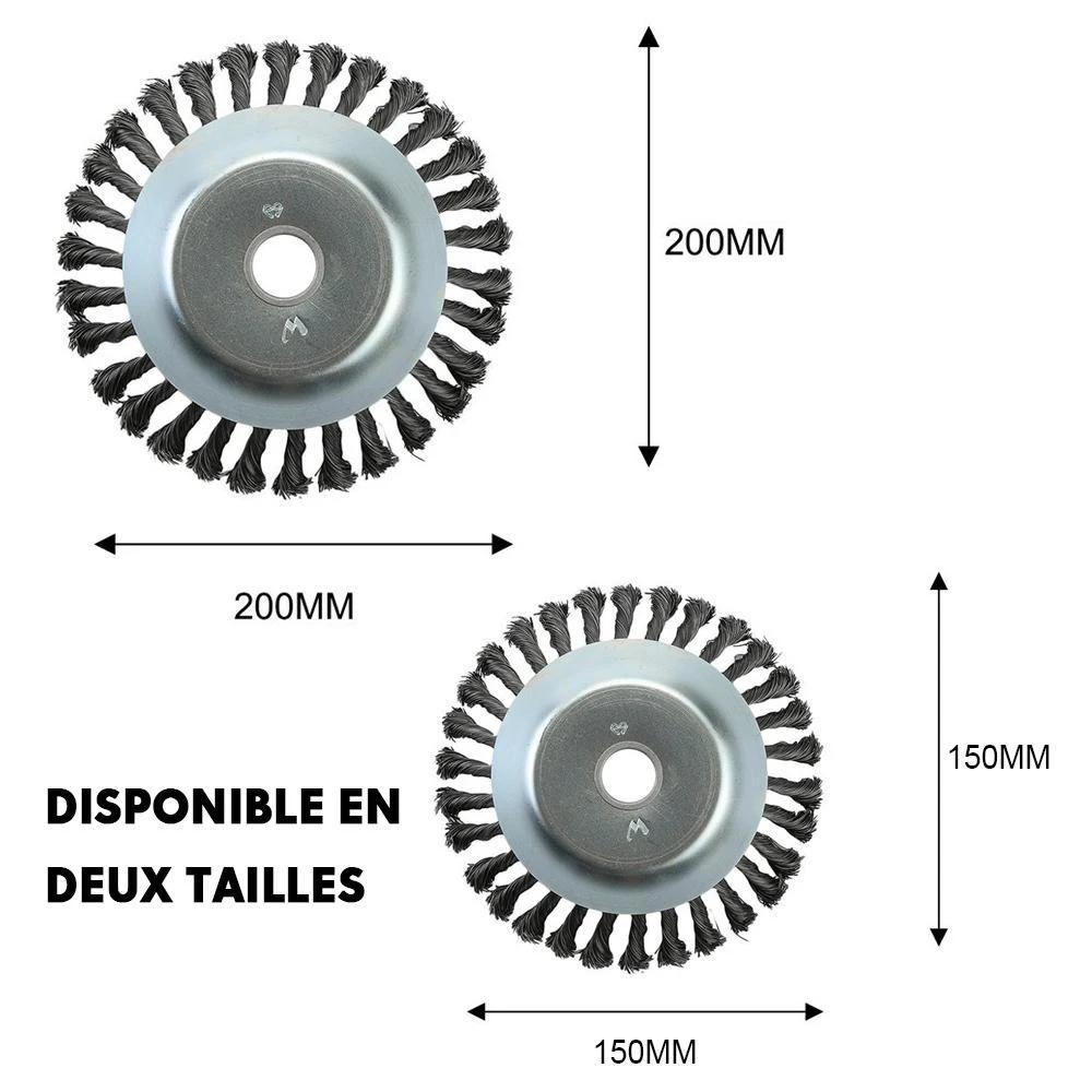 Ciaovie wire brush for round twist wheels by Bowlift