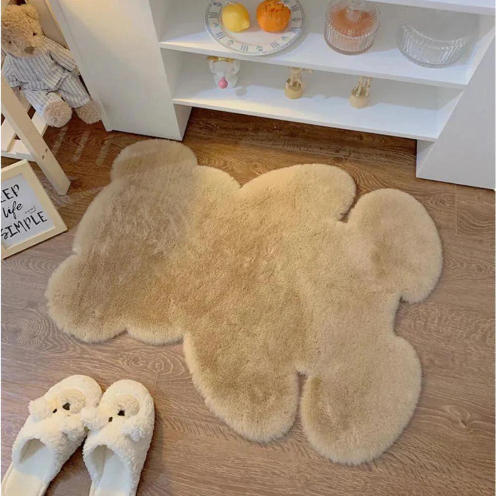 Fluffy Charm Teddy Bear Rug by Casa & Beyond