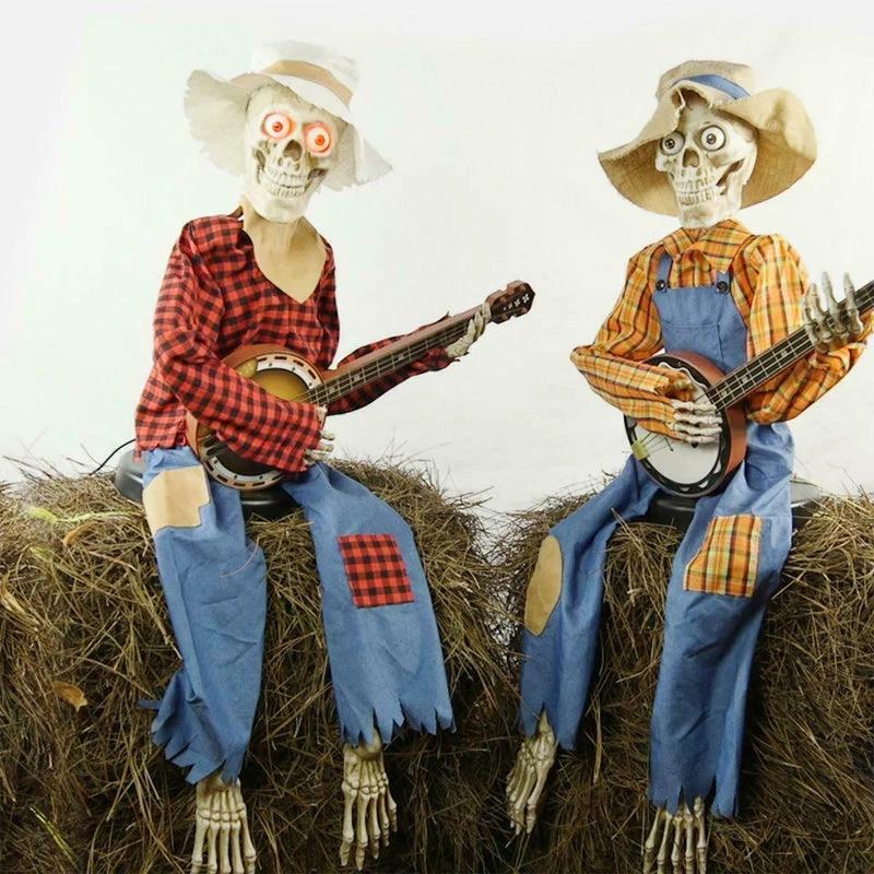 Animated Duel Banjo Skeletons S DrôLes by Bowlift