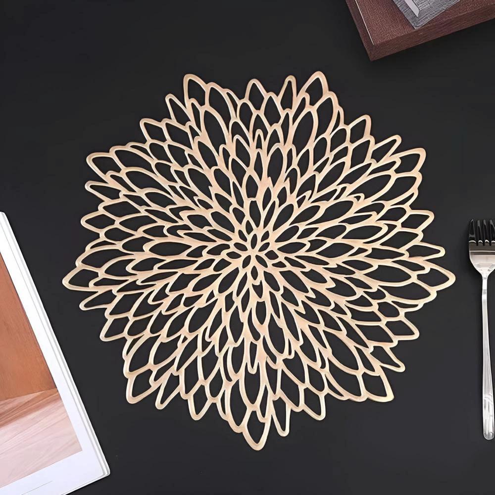 Chrysanthemum Charm Placemat by Casa & Beyond