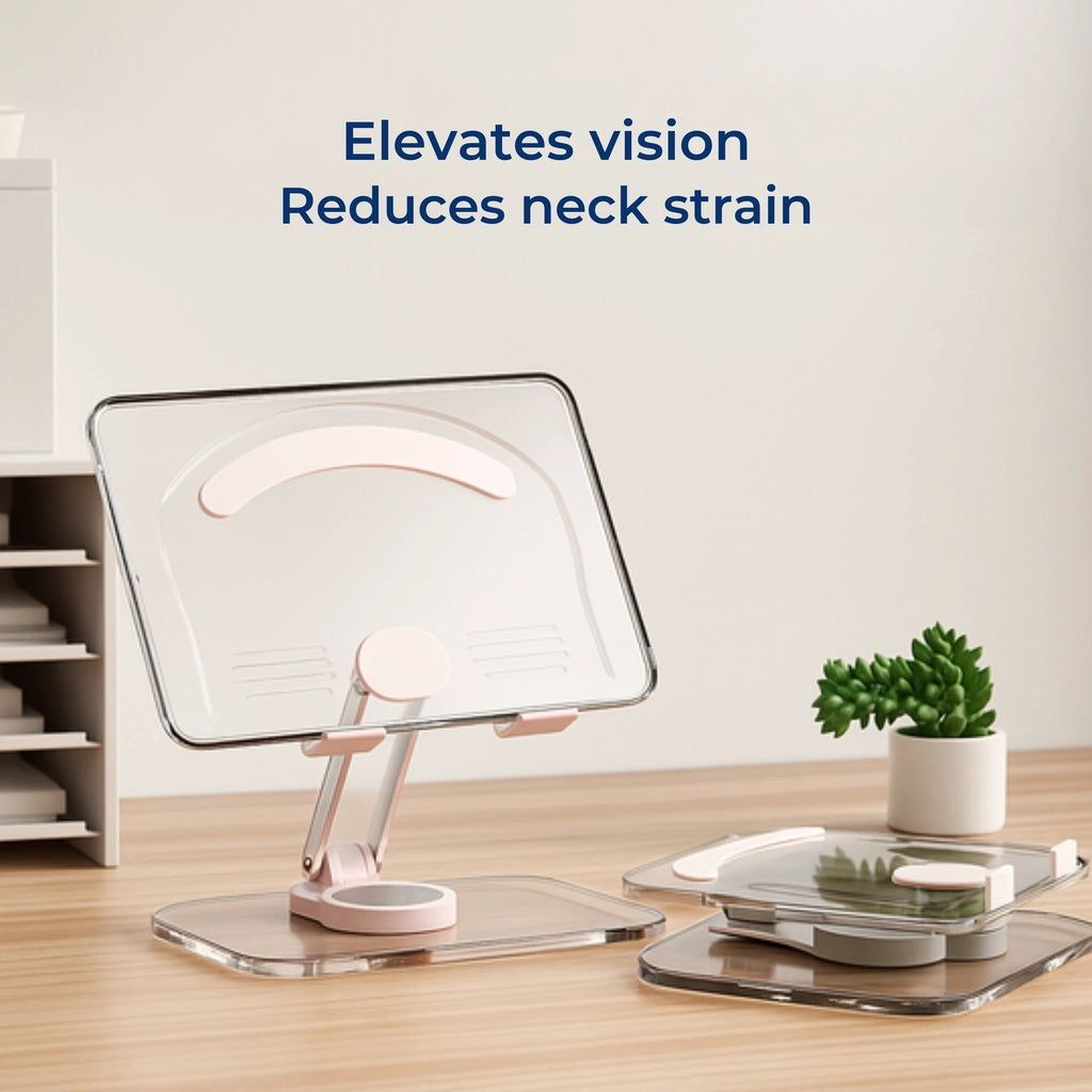 Ergonomic Adjustable Angles – Acrylic Foldable Non-slip – Home Office & Study Bowlift by Bowlift