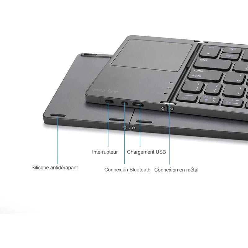 Wireless Bluetooth Folding Piano by Bowlift
