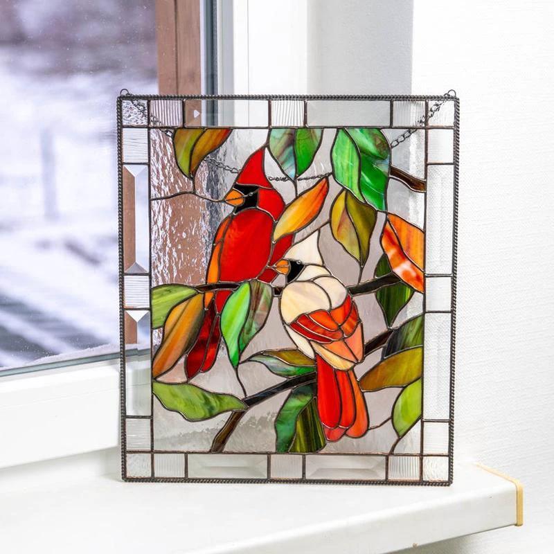 Rectangular window hang decorations from Birds by Bowlift