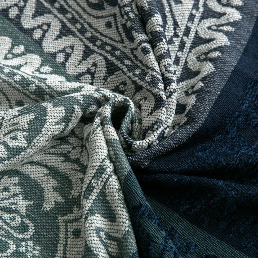 Floral Tassel Knit Bohemian Blanket by Casa & Beyond