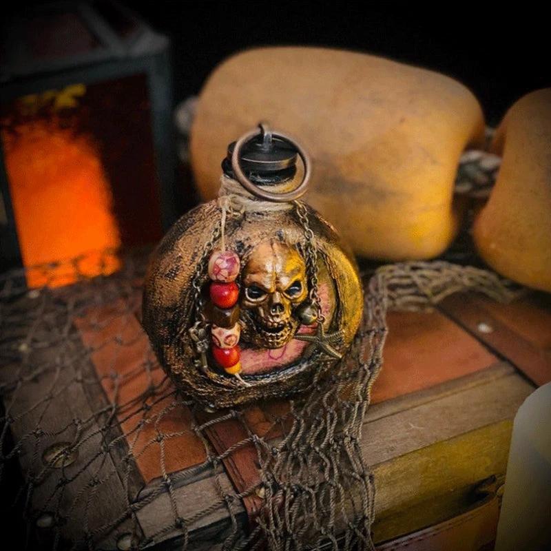 Skull Pirate Rum Bottle made of Resin by Bowlift