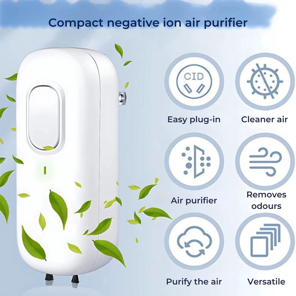 in Air Purifier – Negative Ion – Ultra-quiet ≤ 5 dB – Removes Smoke Odours & Pet Dander – Clean Fresh Air for Bedrooms Bowlift by Bowlift