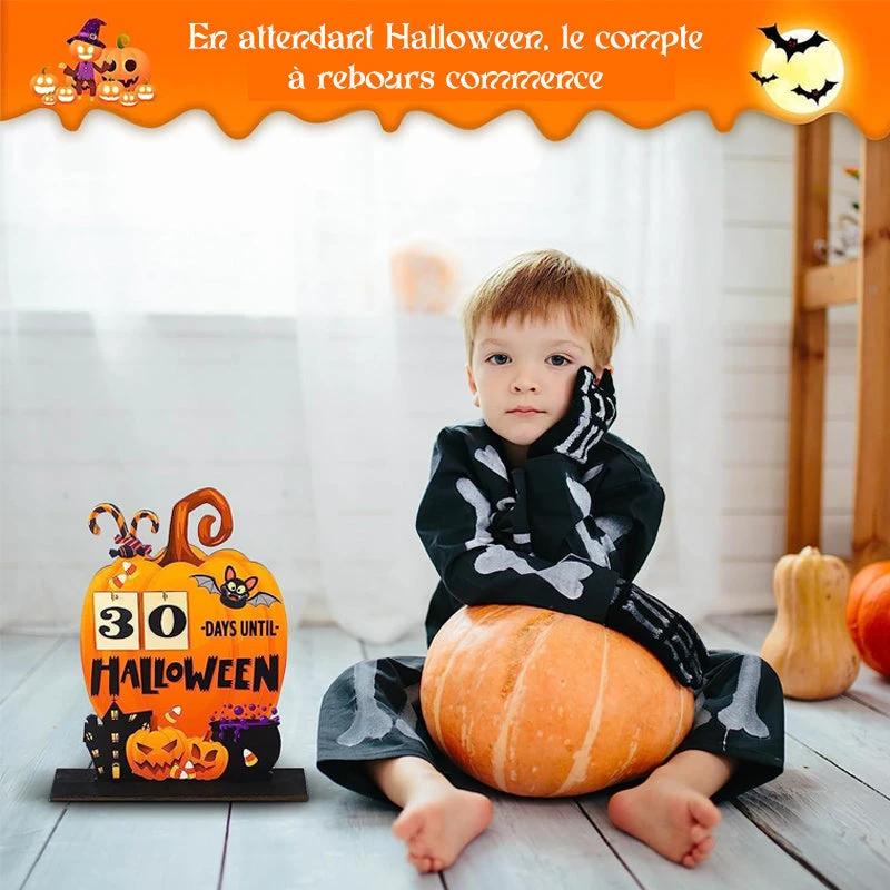 Wood Halloween Advent Calendar by Bowlift