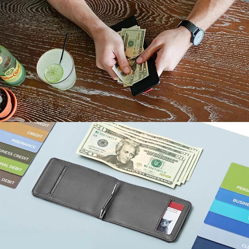Men's Extra Thin Leather Wallet by Bowlift