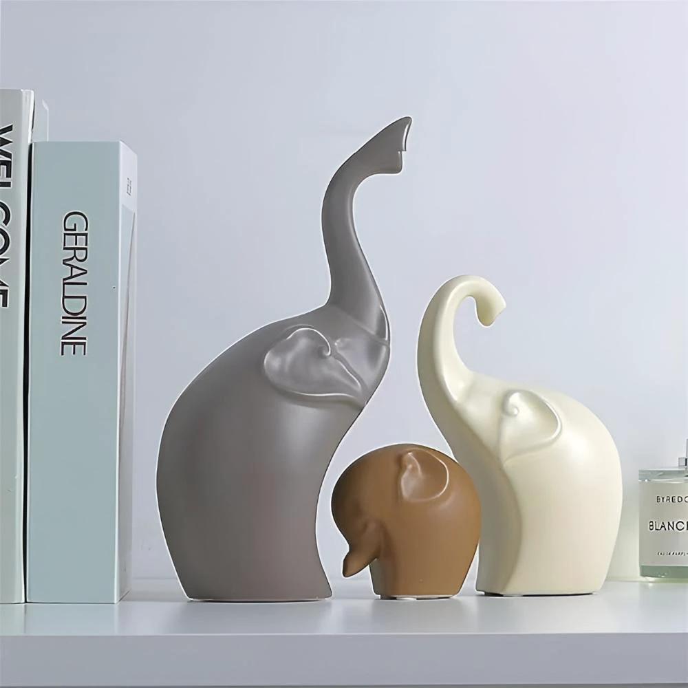 Modern Grace Elephant Sculptures by Casa & Beyond
