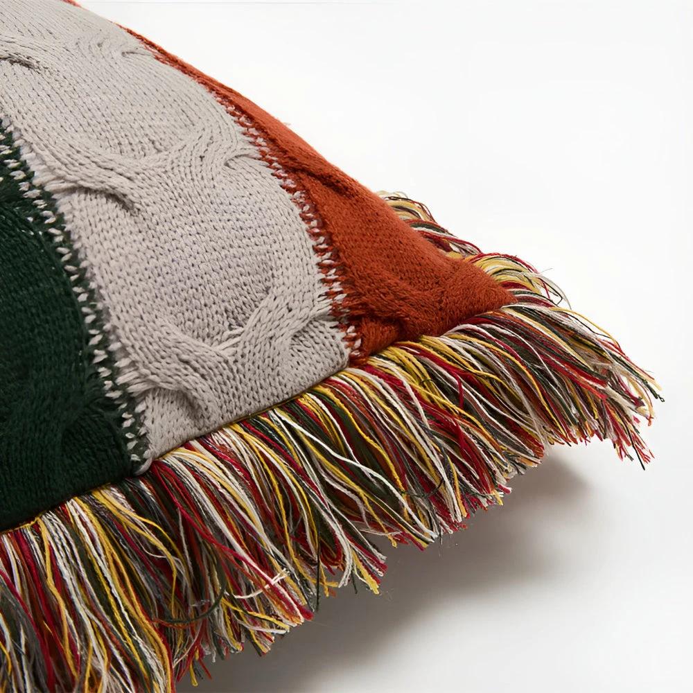 Colorful Radiance Knit Cushion by Casa & Beyond