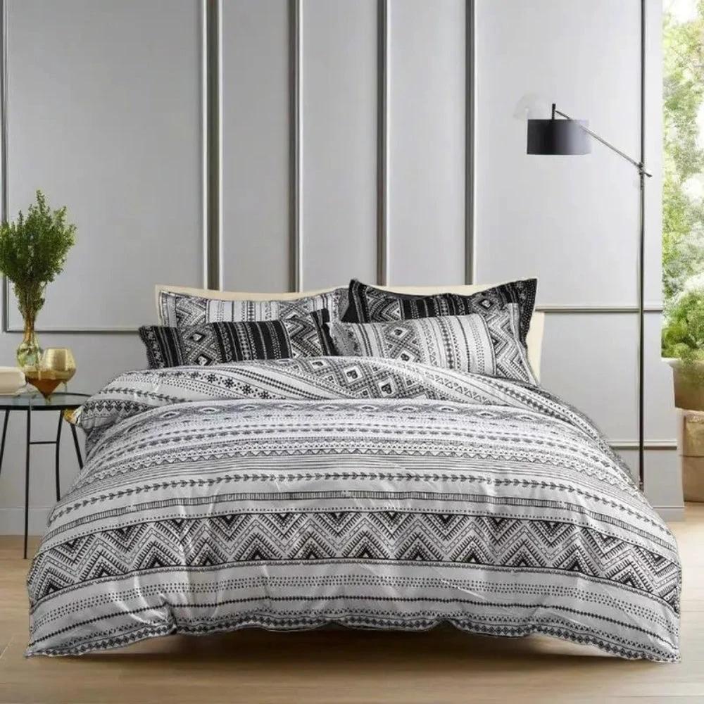 Avenzo Modern Boho Style Bedding Set by Casa & Beyond