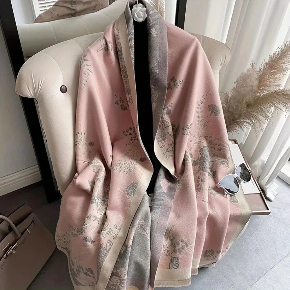 Nuvé Floral Soft Double Sided Scarf by Casa & Beyond