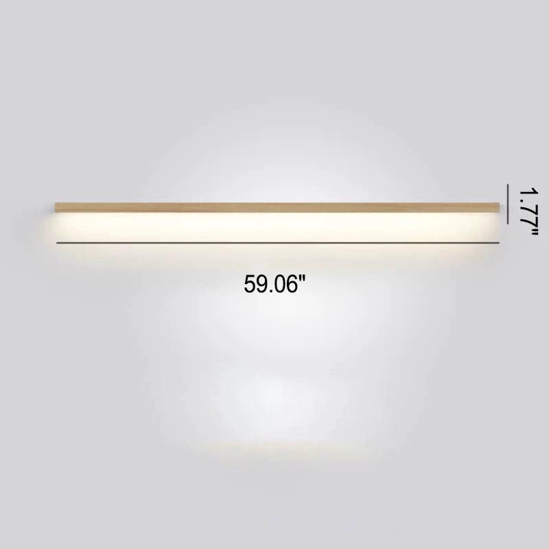 ZenBeam Japanese LED Wall Light | Solid Wood Design | Modern Accent Lighting by BowLift