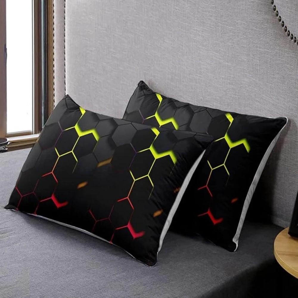 Prisma Hive | 3pcs Duvet Cover Set by Casa & Beyond