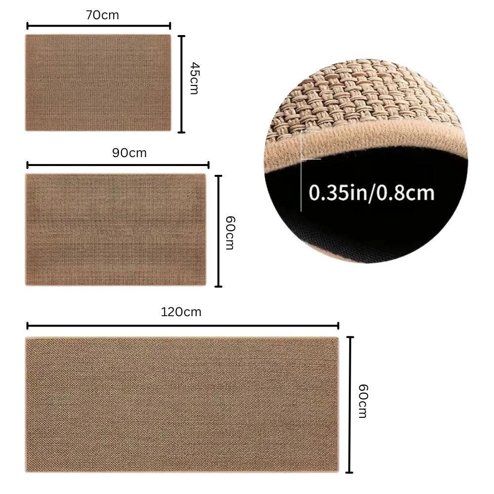 Braided Comfort Non-Slip Bath Mat by Casa & Beyond