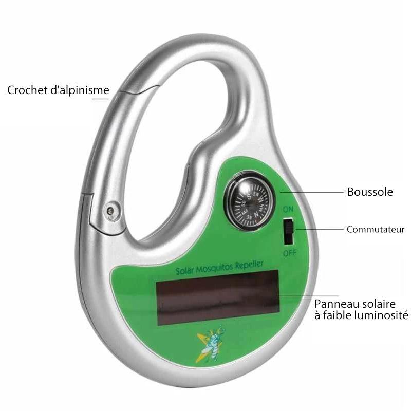 Ultrasonic Solar Mosquito Repellent by Bowlift