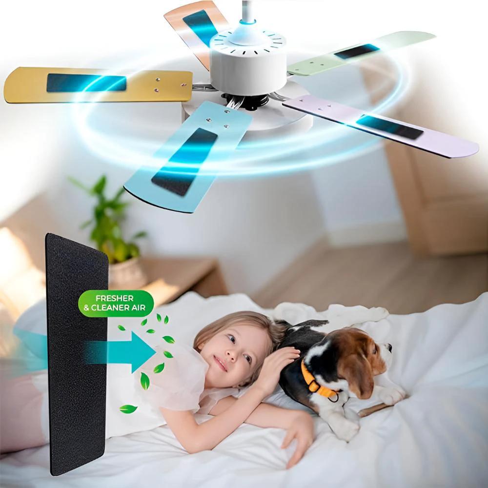 Ceiling Fan Air Purifier Pads | For Indoor Allergies & Hay fever by Casa & Beyond