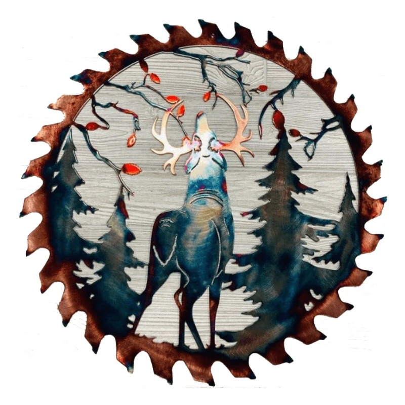 Metal wall art, laser-cut by Bowlift