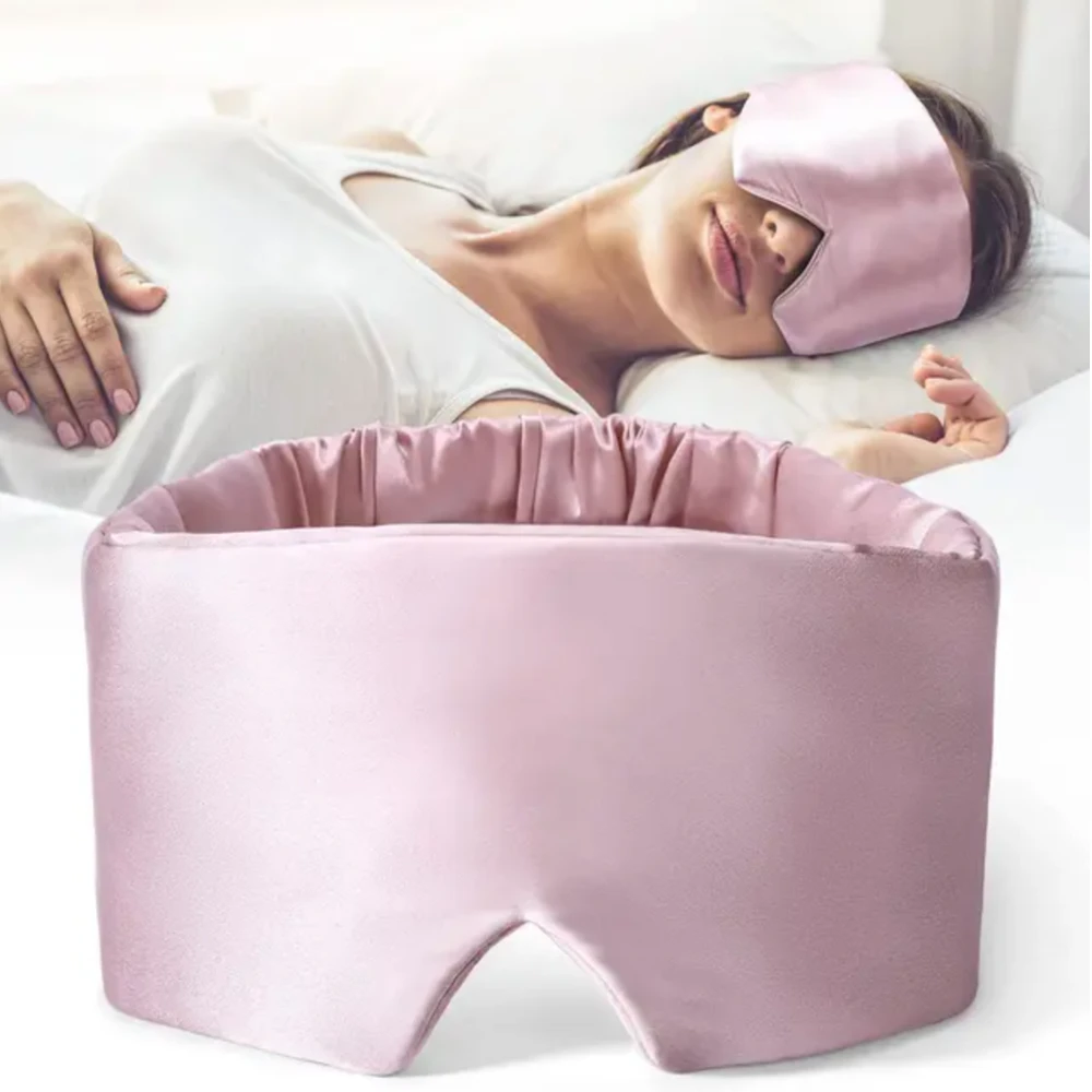 Pure Mulberry Silk Sleep Mask Bowlift by Bowlift