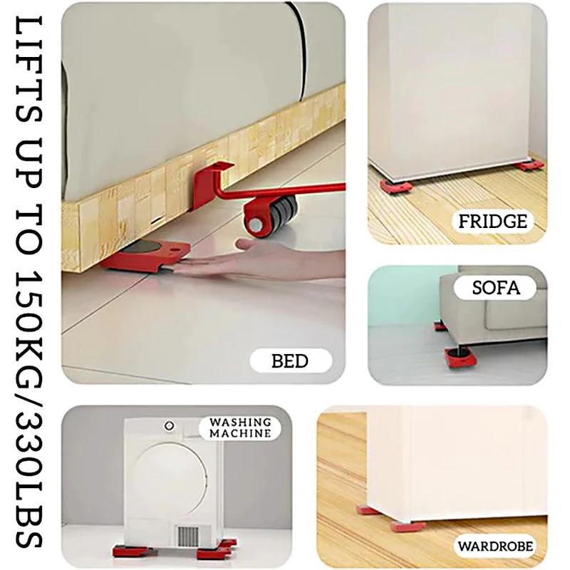 Tool Set for Lifting and Moving Heavy Furniture by BowLift
