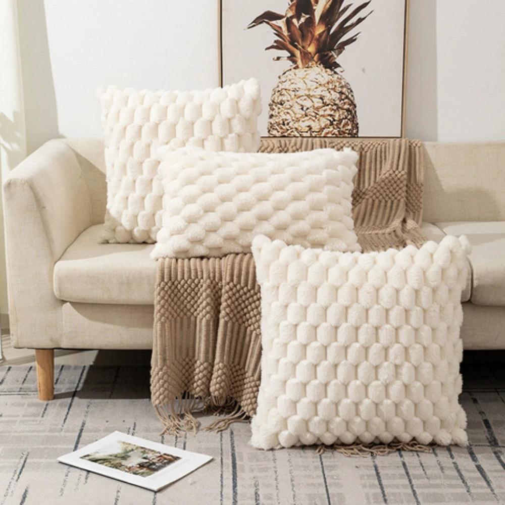 Plush Marshmallow Cushion Cover by Casa & Beyond
