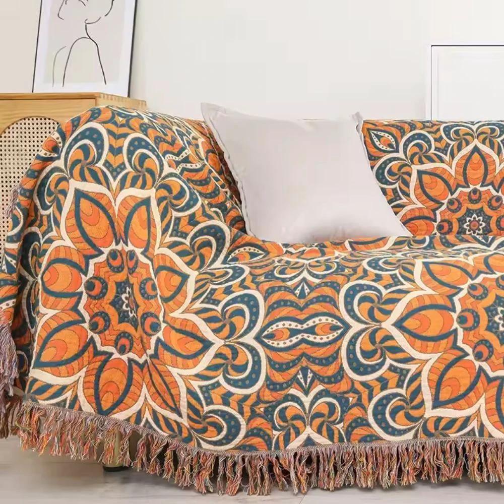 Sienna Sun Cotton Blanket by Casa & Beyond