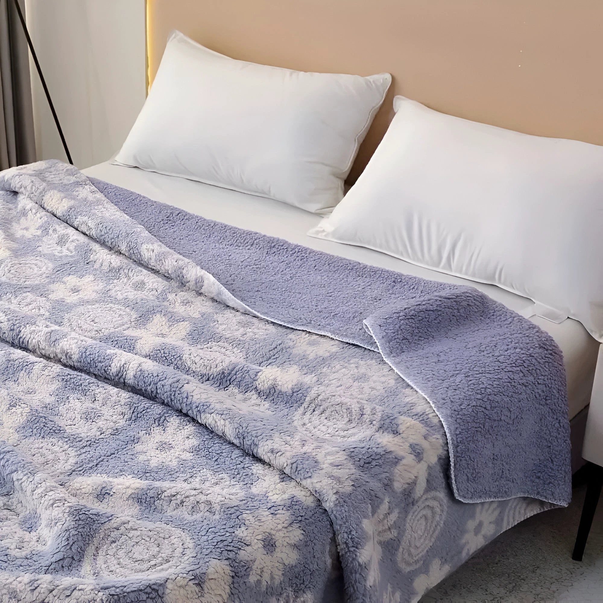 Lavender Bloom Cozy Blanket by Casa & Beyond