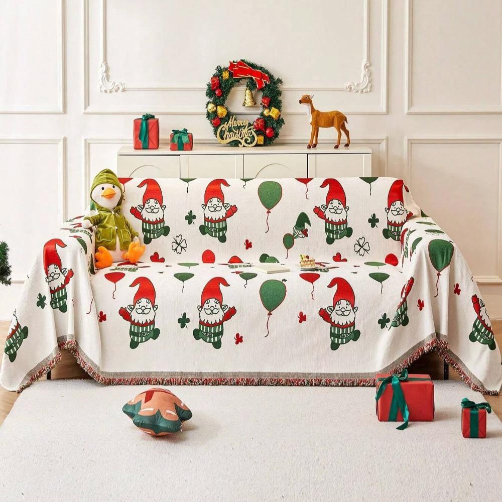 Jolly Gnome Christmas Sofa Cover by Casa & Beyond