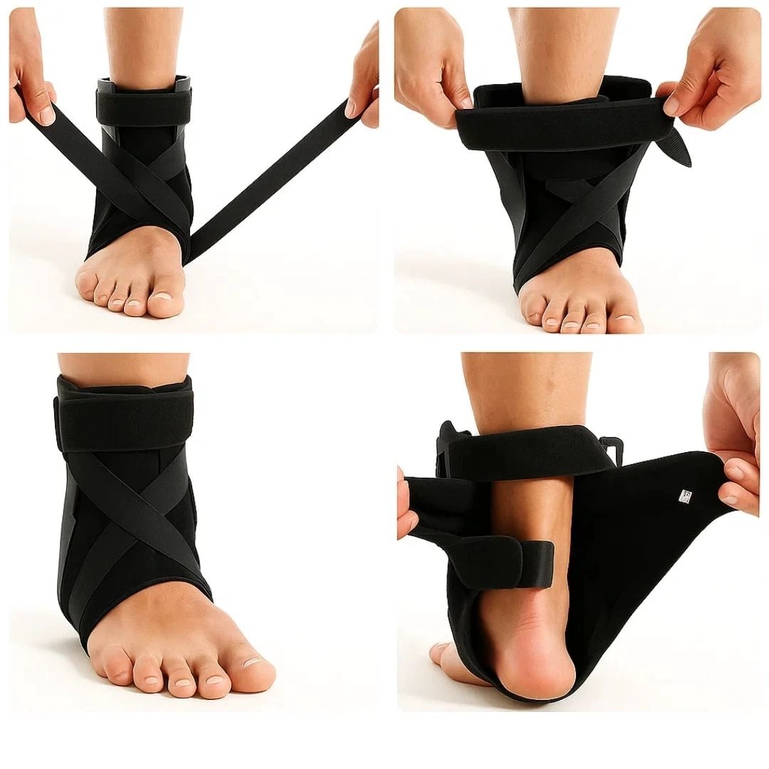 SteadyStep | Ankle Support Brace – Sprain Stabilisation – Soft Low-Bulk Support – Prevents Twisting – Speeds Recovery – Reduces Swelling Bowlift by Bowlift