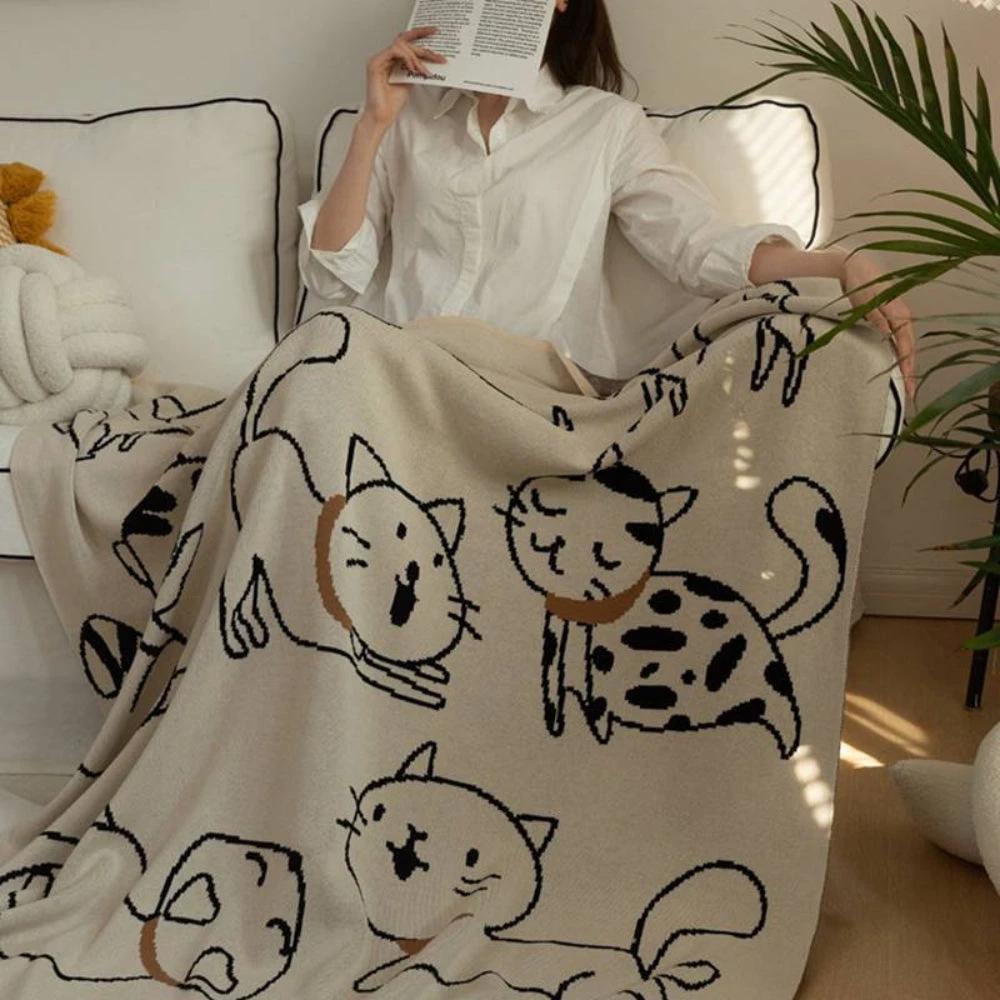 Purrsoft Cotton Nap Blanket by Casa & Beyond