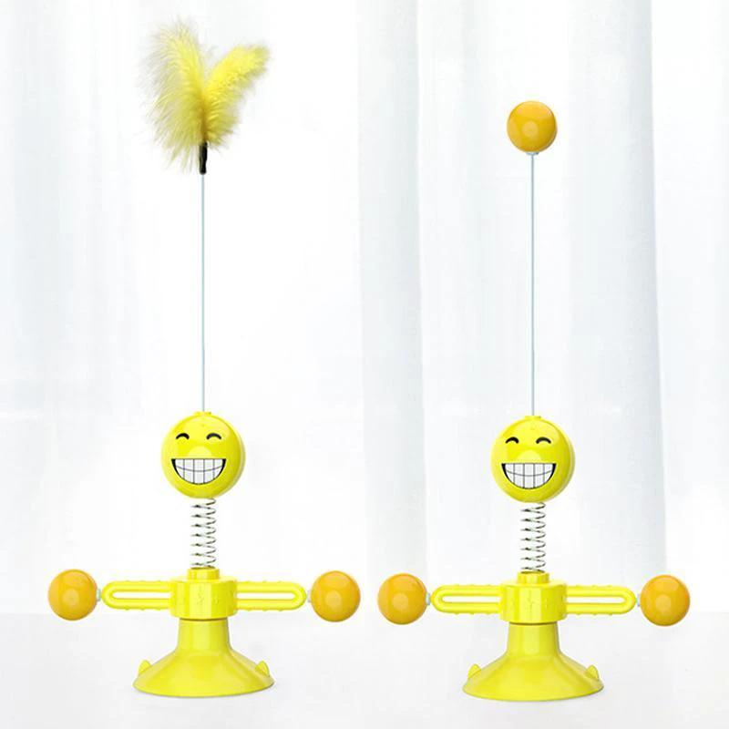 Multifunctional spinning toy for cats by Bowlift