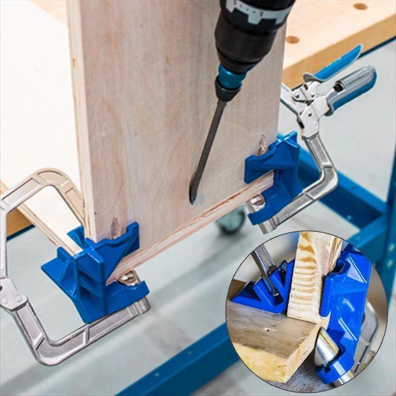 90-degree corner clamp and "T" support by Bowlift