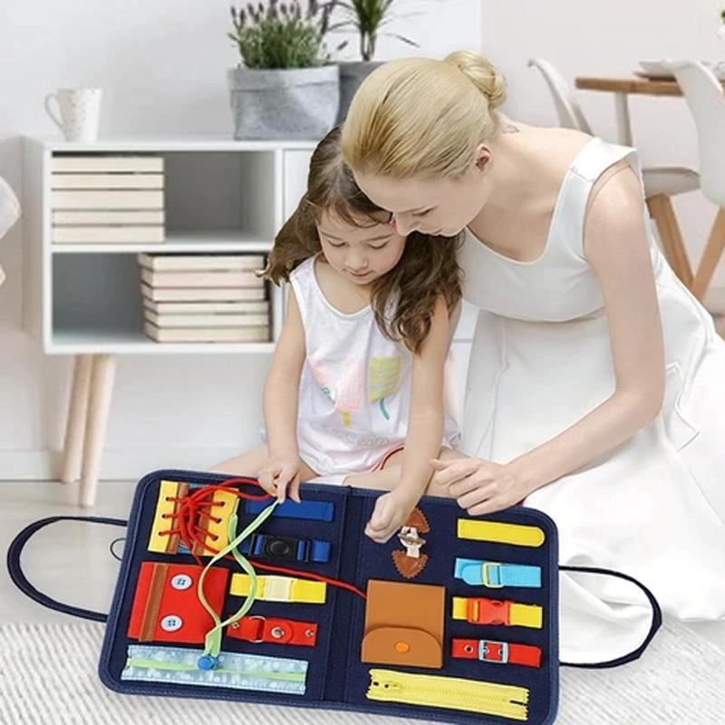 Montessori Preschool Children's Activity Board by Bowlift