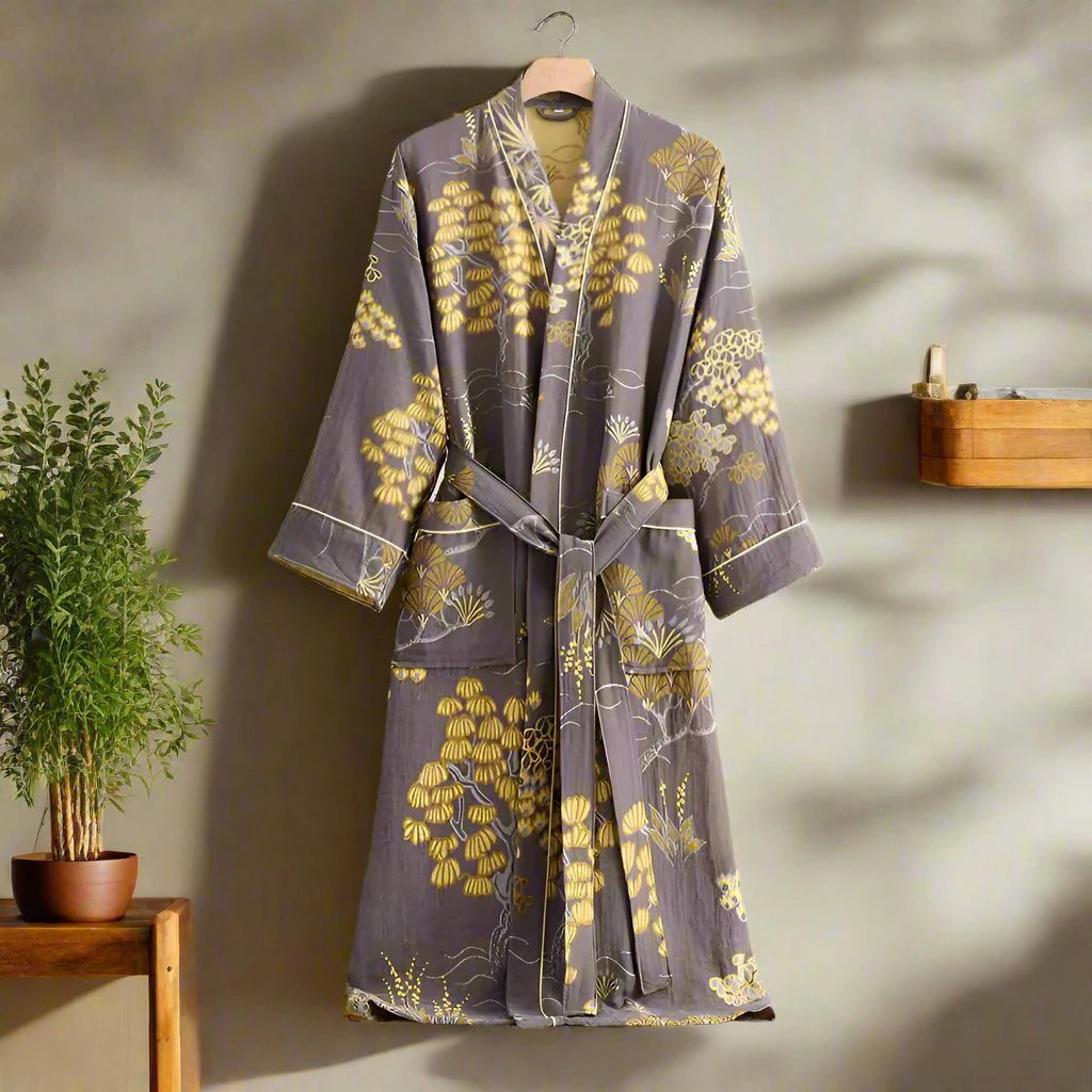 Imperial Flora Bathrobe by Casa & Beyond