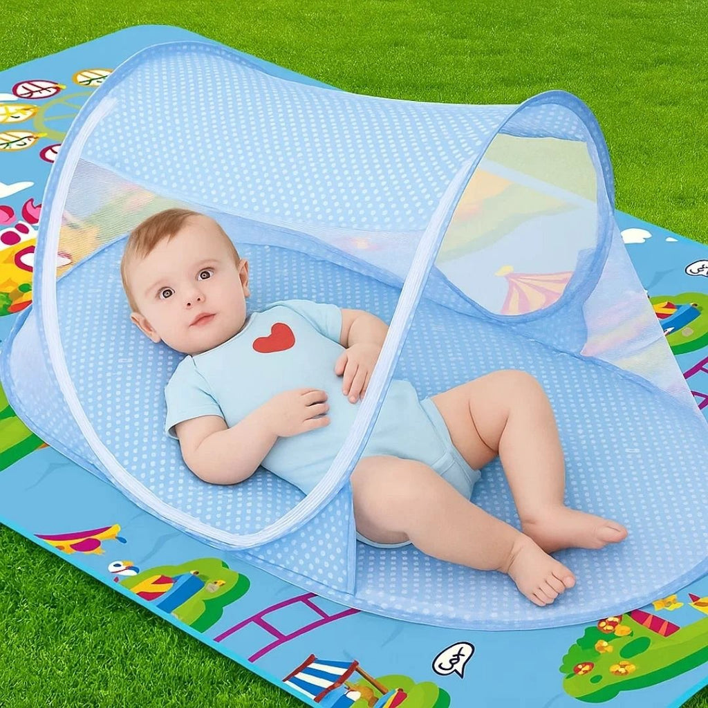 SleepSafe | Baby Travel Bed – Pop-Up Mosquito Net – Breathable Mesh – Infant Outdoor Sleep Bowlift by Bowlift