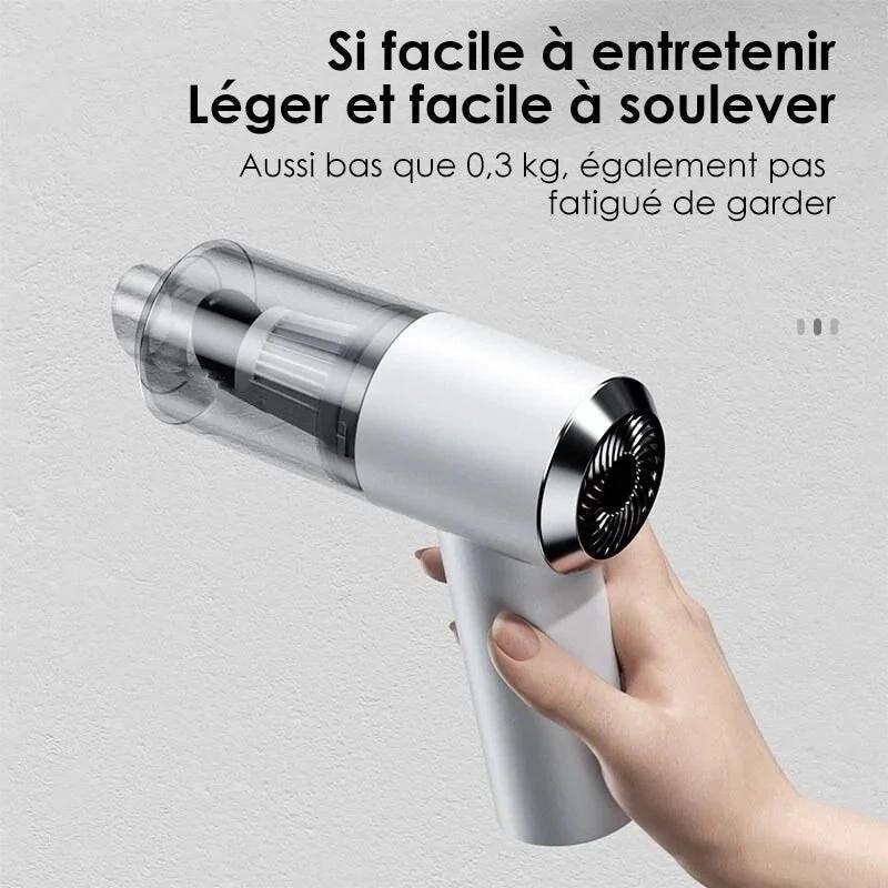 Mini cordless handheld vacuum cleaner by Bowlift