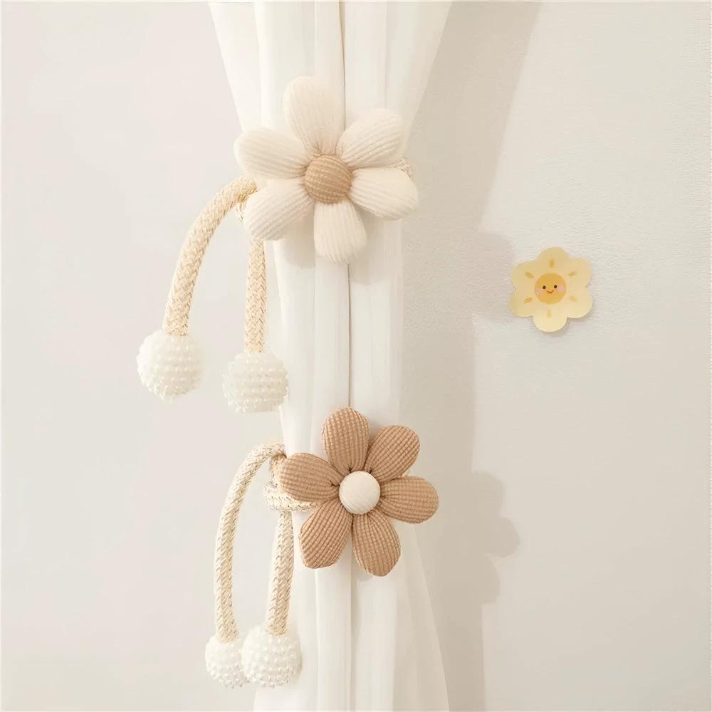 Whimsical Flower Curtain Tie Back by Casa & Beyond
