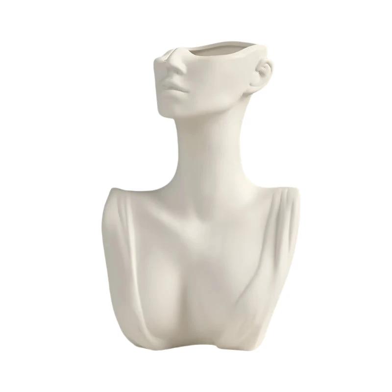 Face Shape Ceramic Design Vase Bowlift by Bowlift