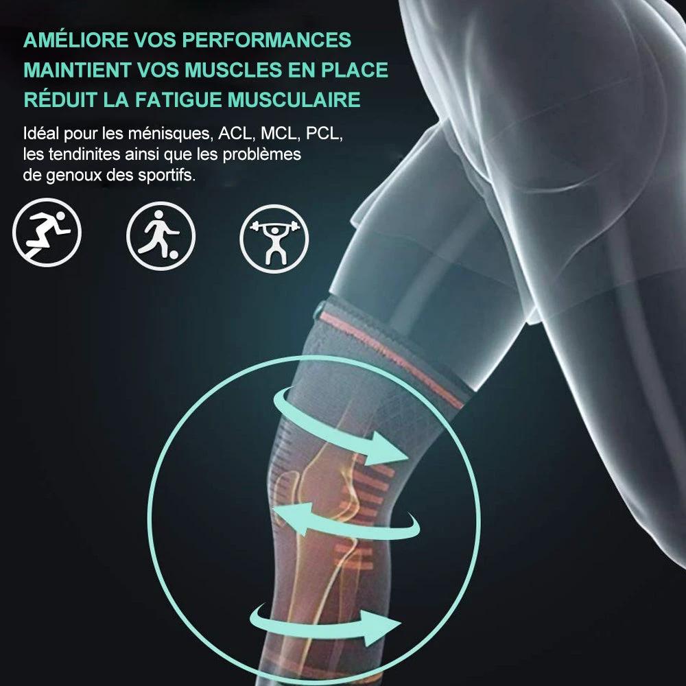 Elastic Knee Brace with Compression Effect by Bowlift