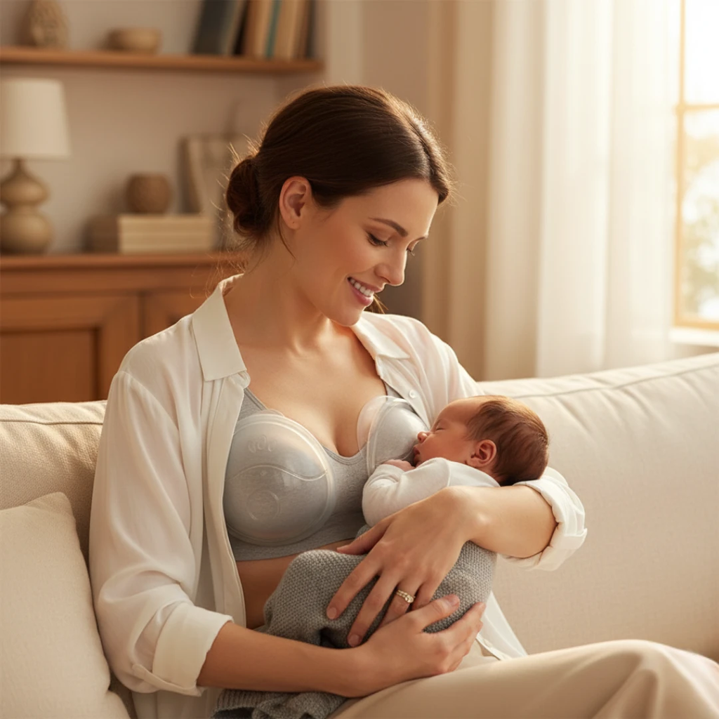 Silicone Adhesion – Thin Reusable – Discreet Leak Protection – Washable Comfort For Nursing Mums Bowlift by Bowlift