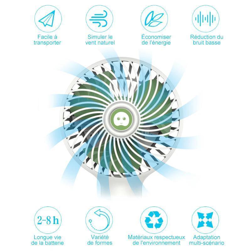 Ciaovie Mini portable deformable fan by Bowlift