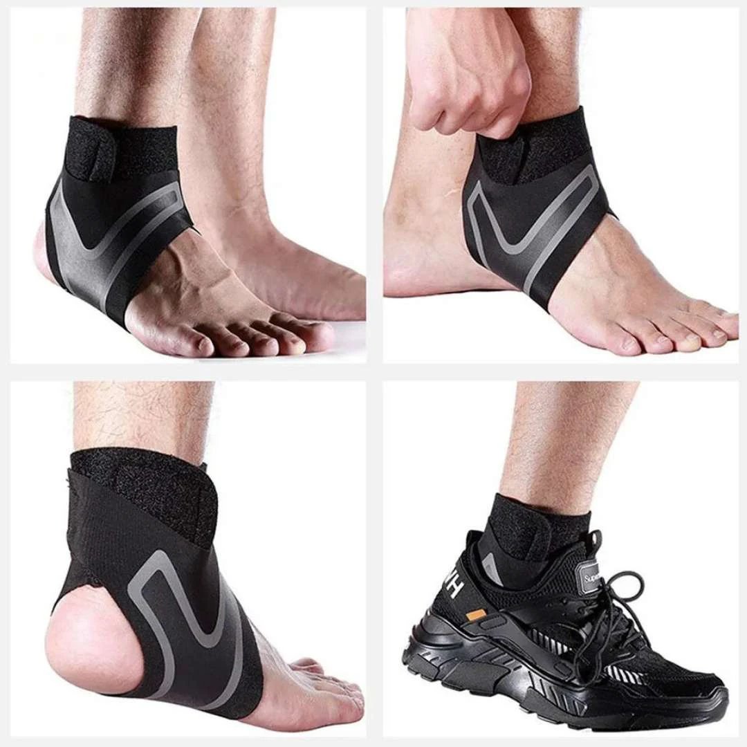 OrthoFlex Adjustable Elastic Ankle Brace | for Injury Recovery - Daily Support Bowlift by Bowlift