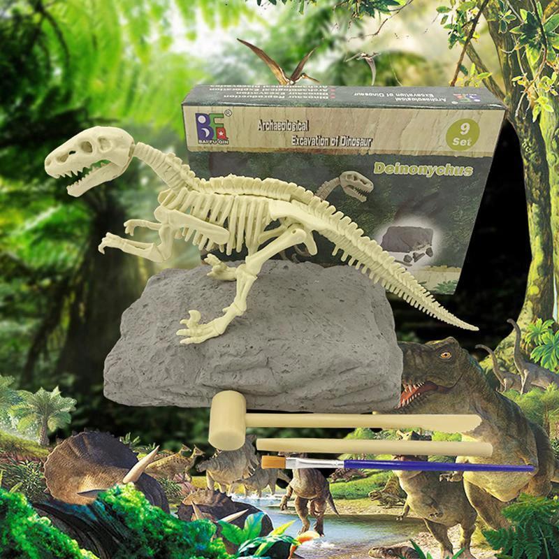 archaeological dinosaur toy by Bowlift