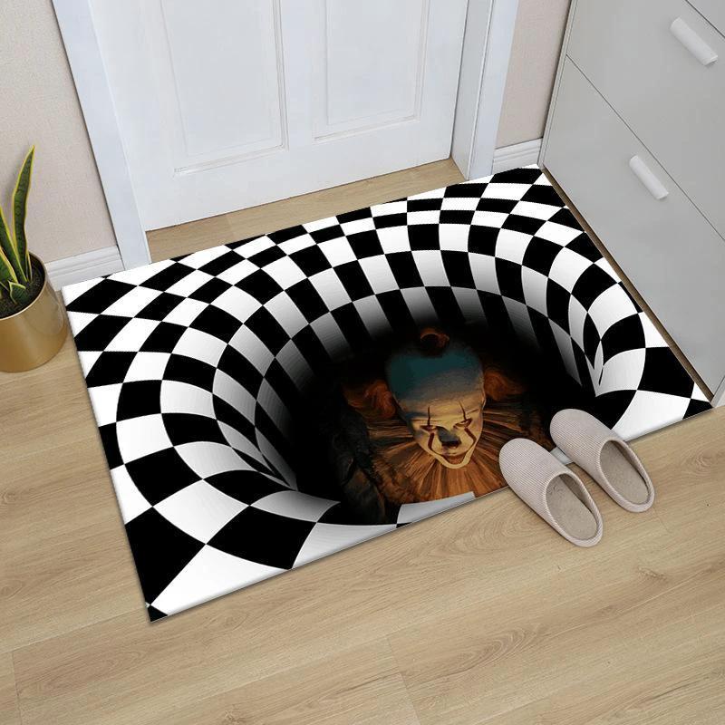 (Halloween Promotion) Clown Trap Visibility Rug for Halloween by Bowlift