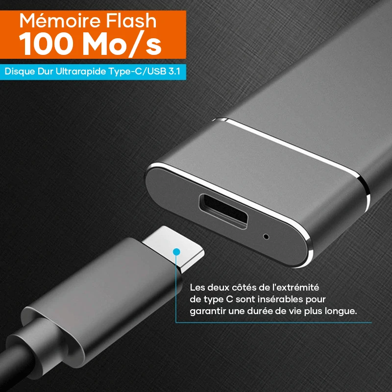 External Ultra Fast SSD Hard Drive by Bowlift