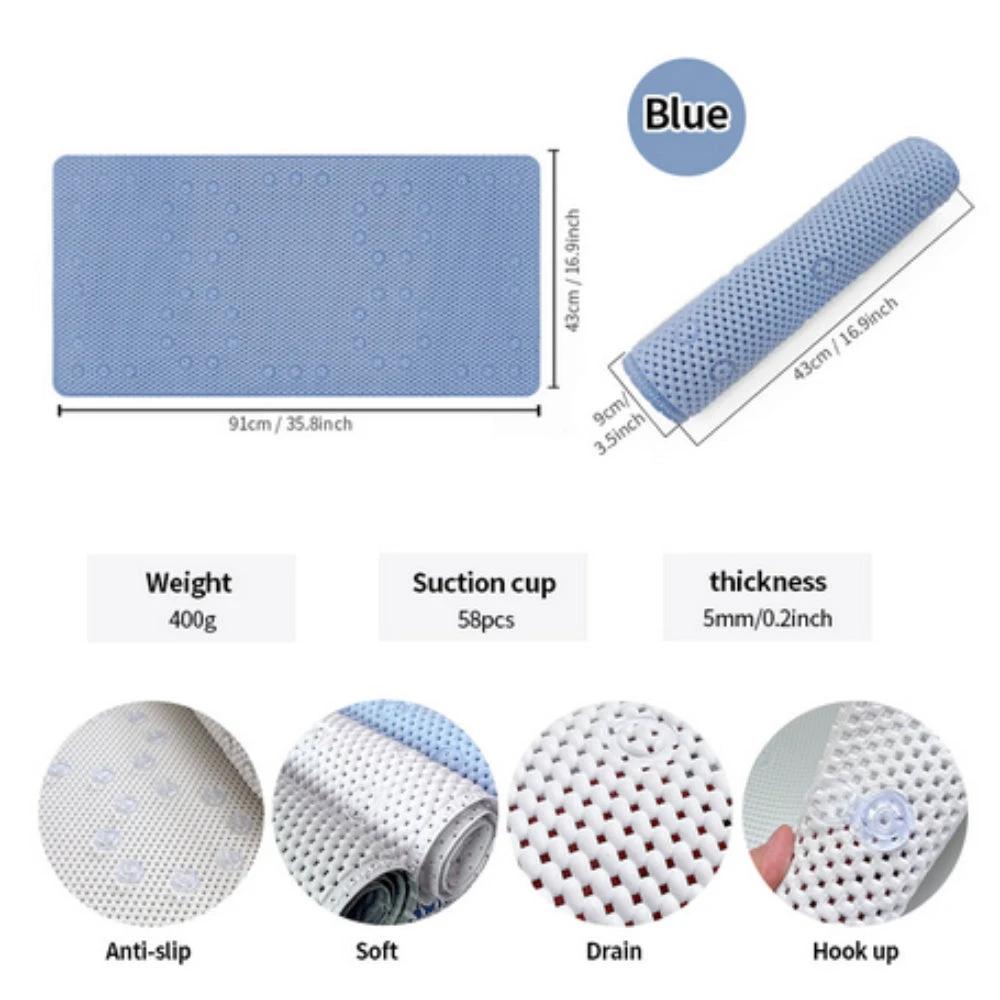 Soft Non-Slip Bathtub Mat by Casa & Beyond