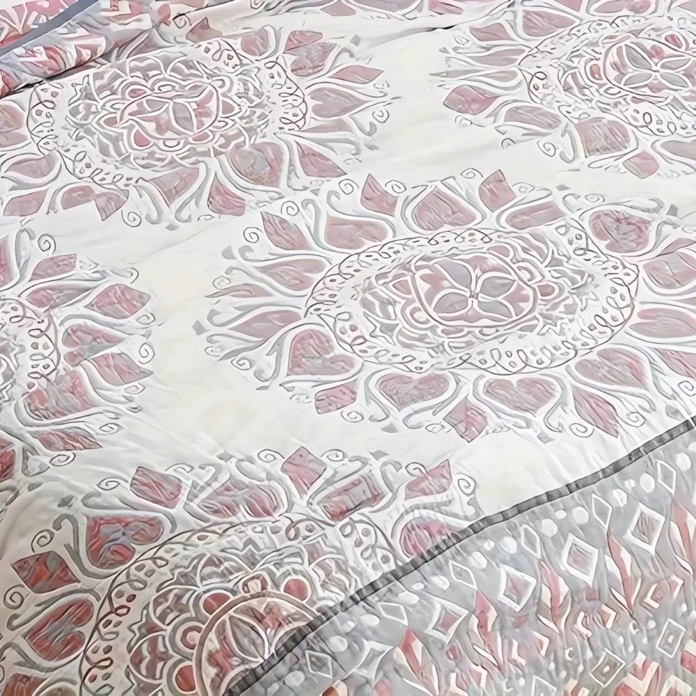 Lunara Floral Cotton Comfort Blanket by Casa & Beyond